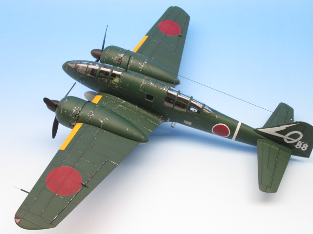 1/48 百式司令部偵察機 Ⅲ型 塗装済みプラモデル
