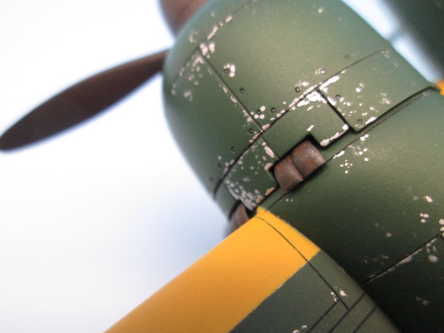 1/48 百式司令部偵察機 Ⅲ型 塗装済みプラモデル チッピング･サビ加工