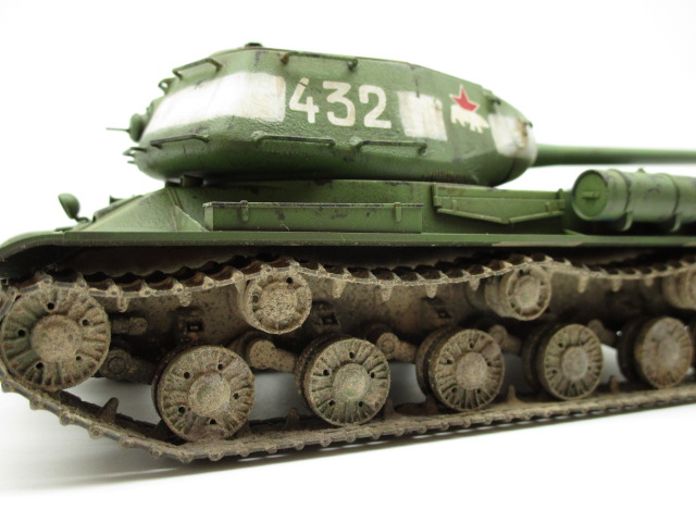 タミヤ 1/48 ソビエト重戦車JS-2 ウェザリング
