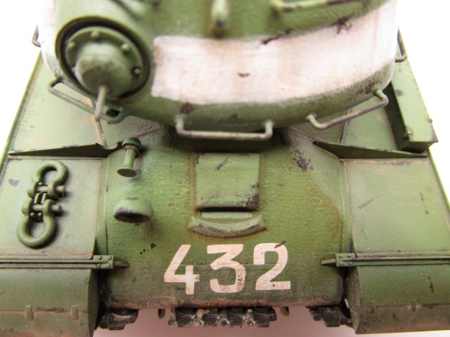 タミヤ 1/48 ソビエト重戦車JS-2 塗装
