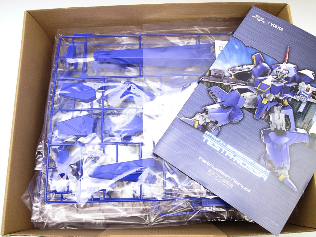 買取紹介：Blue Knight & Volks 1/24 ATM-FX∞ BERSERGA SSS-X テスタロッサのキット内容