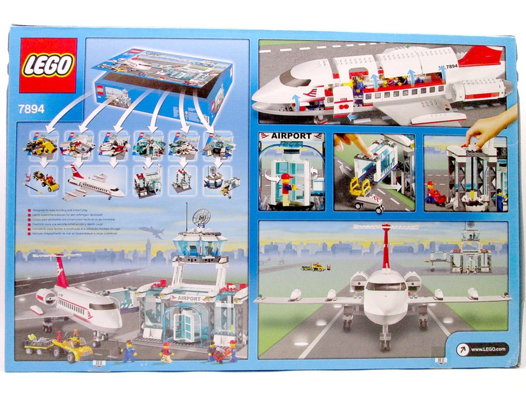 レゴ/LEGO シティ 7894 空港 ANAバージョン パッケージ裏