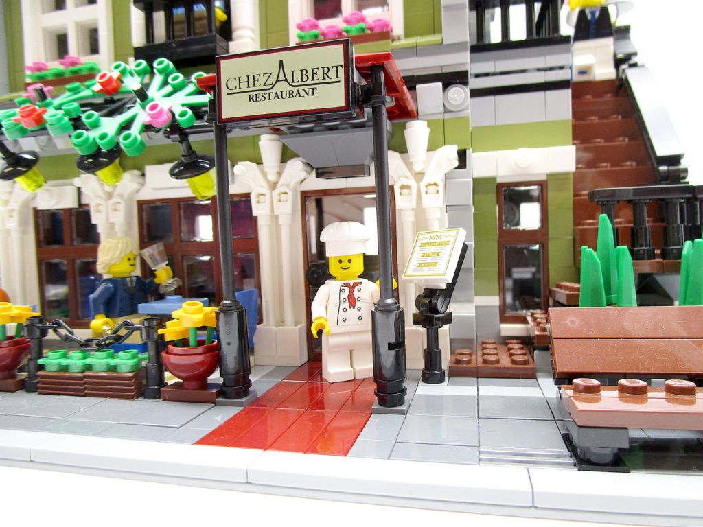 LEGO クリエイター 10243 パリのレストラン シェフとレストラン