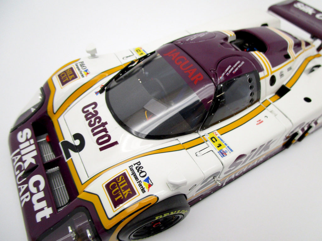 エグゾト 1/18 ジャガー XJR-9 シルクカットのアップ