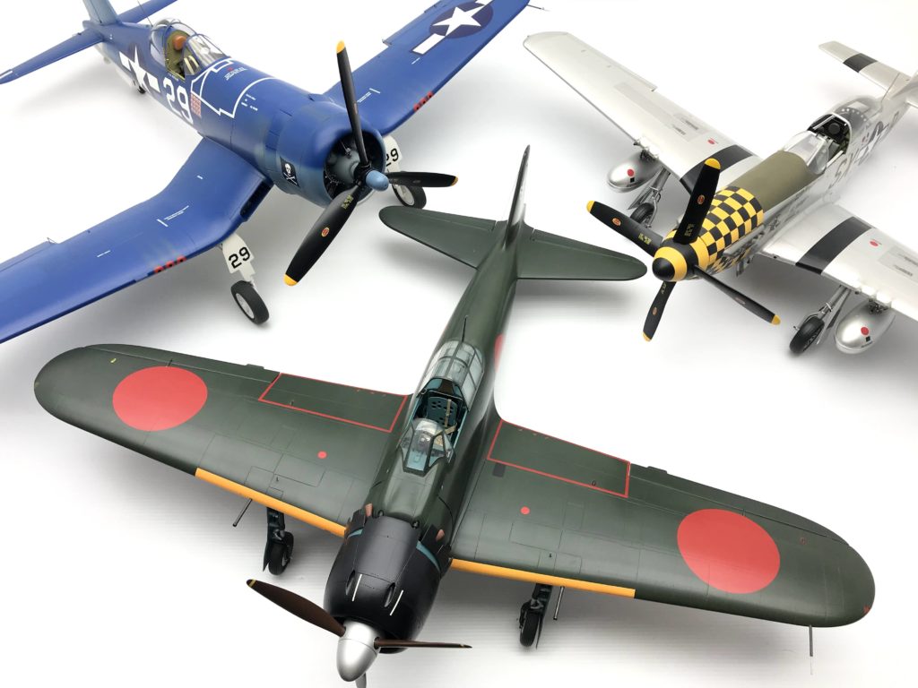 東京都へ、ウイングクラブ 1/18 コルセア マスタング 零戦52型などの出張買取に伺いました！