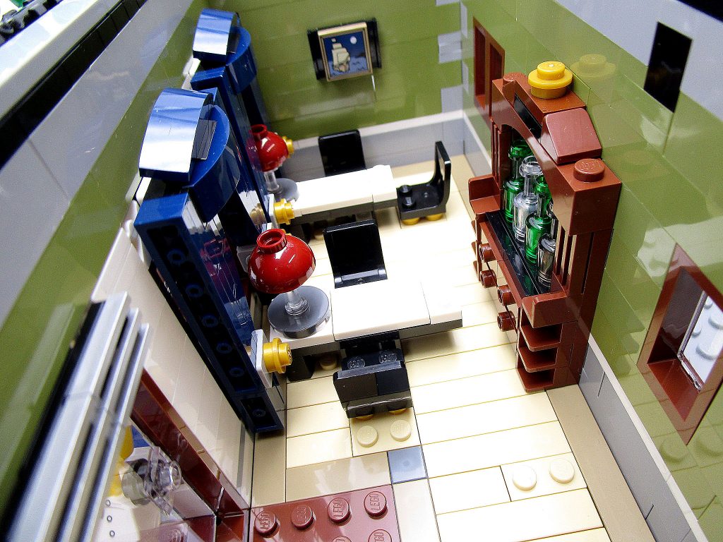 LEGO クリエイター 10243 パリのレストラン レストラン店内