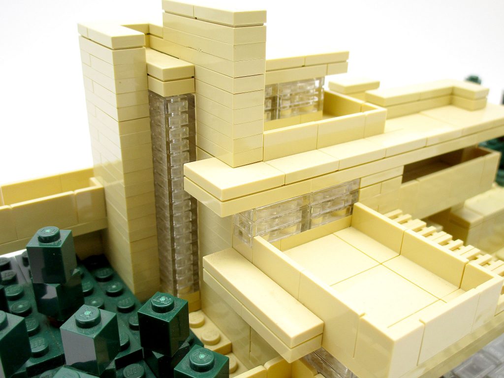 LEGO アーキテクチャー 21005 落水荘 カウフマン邸 上部
